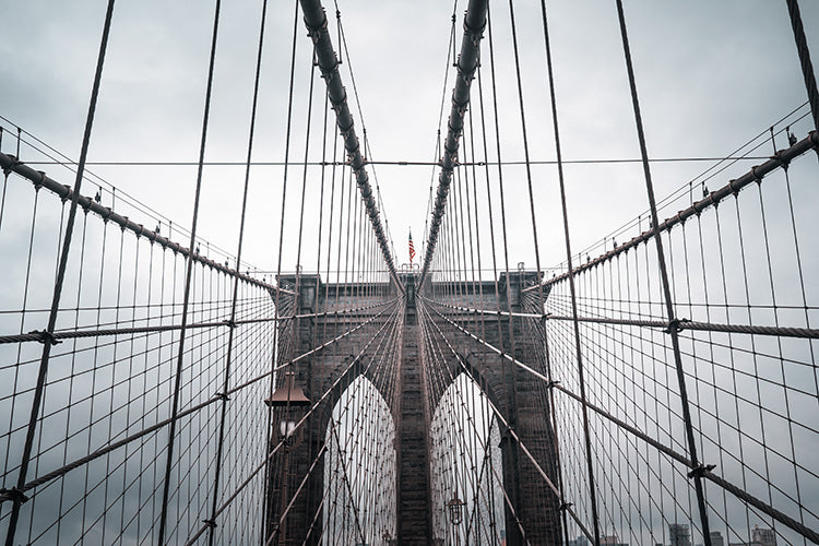 New York Brooklyn Bridge Cables