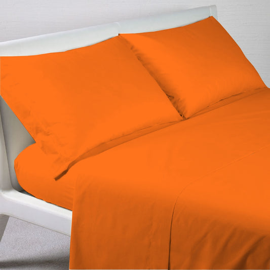 Completo Letto Cotone ARANCIO