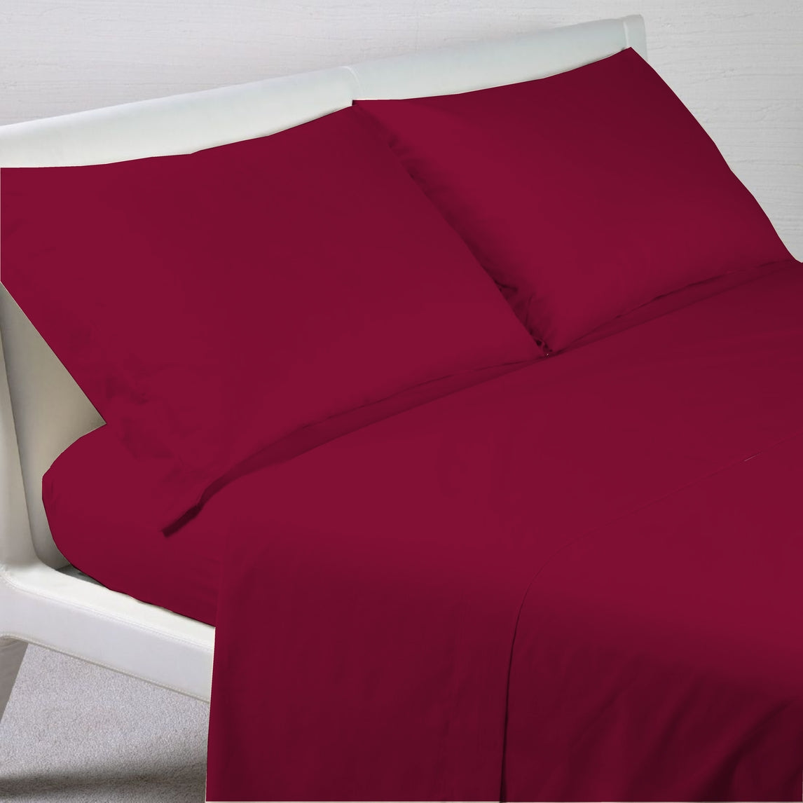 Completo Letto Cotone BORDEAUX