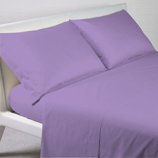 Completo Letto Cotone LILLA