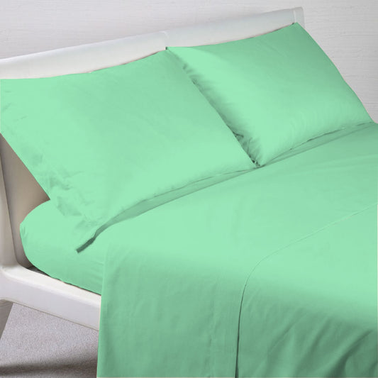 Completo Letto Cotone VERDE