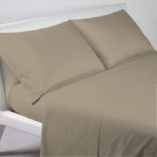 Completo Letto Cotone TORTORA