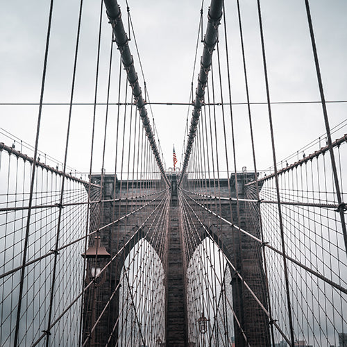 New York Brooklyn Bridge Cables